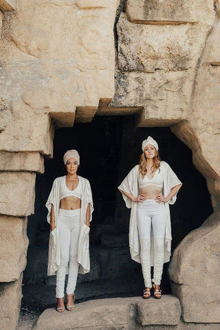 SUSIE - Harem Pants with Lace Overlay