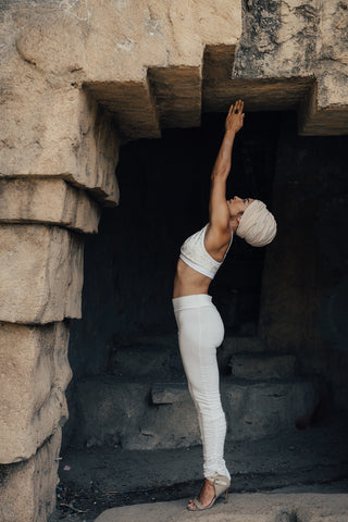 SUSIE - Harem Pants with Lace Overlay