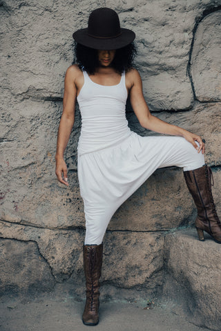 SUSIE - Harem Pants with Lace Overlay
